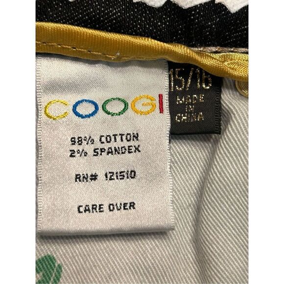 Coogi Jeans Womens Size 15/16 Black White Leopard Print Low Rise Stretch (4715) - Picture 9 of 9